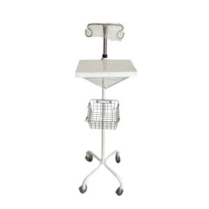 ATRIL PORTA BOMBA DE INFUSIÓN CON CANASTILLA