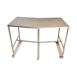 MESA RIÑONERA EN ACERO INOXIDABLE