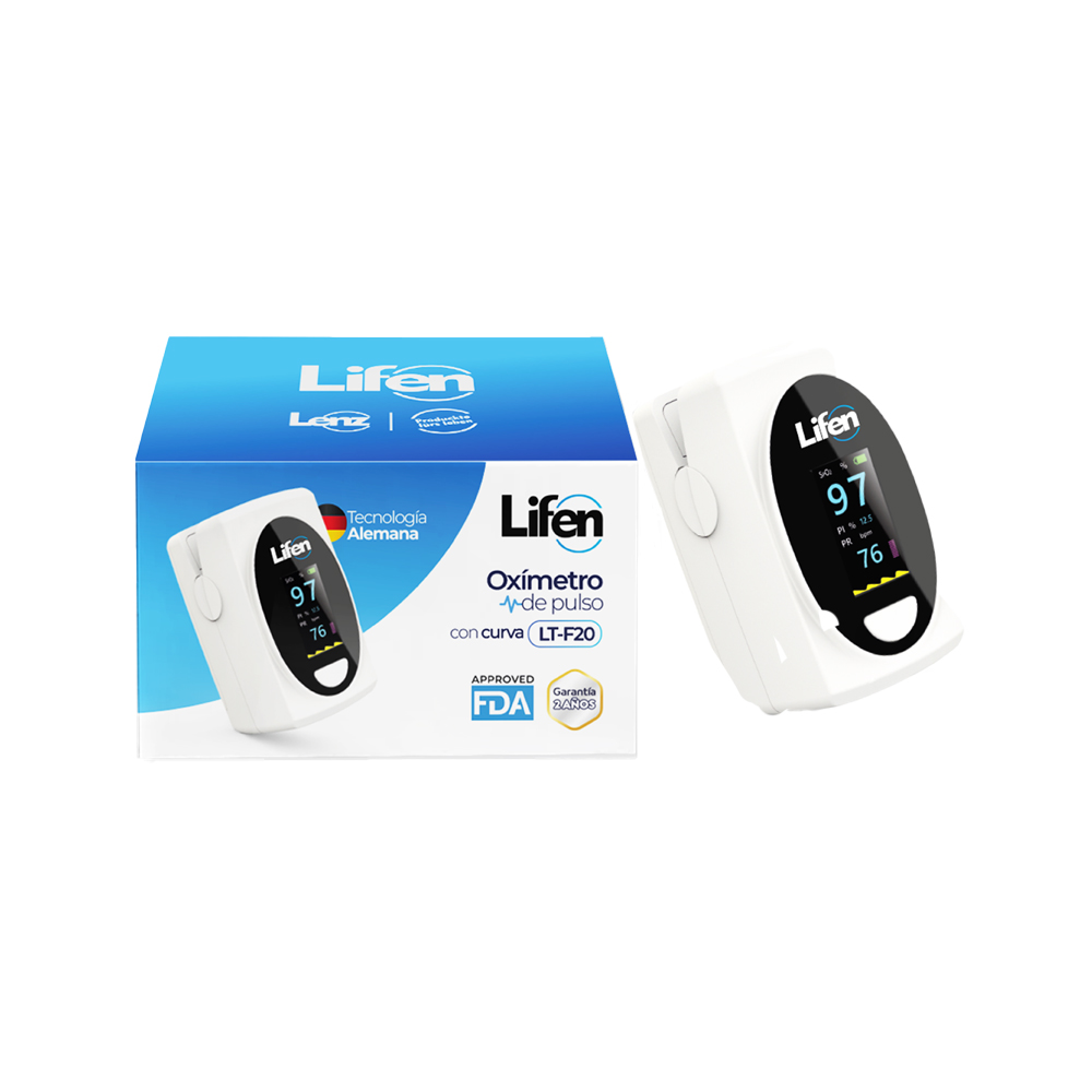 OXIMETRO DE PULSO CON CURVA LENZ REF LT-F20