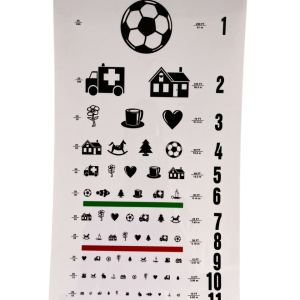 CARTILLA DE VALORACIÓN VISUAL PEDIÁTRICA