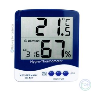 TERMOHIGOMETRO DIGITAL SENSOR IN/OUT GERMANY SH 109